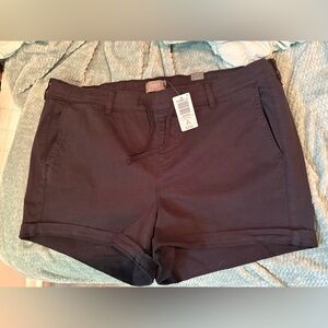 Torrid Twill Black Shorts 3.5” - 18/20 - Size 2 NWT